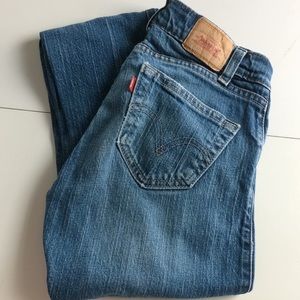 Levi 504 slouch skinny jeans size 1